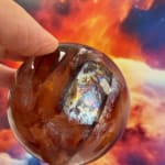 Star Fire Quartz Sphere