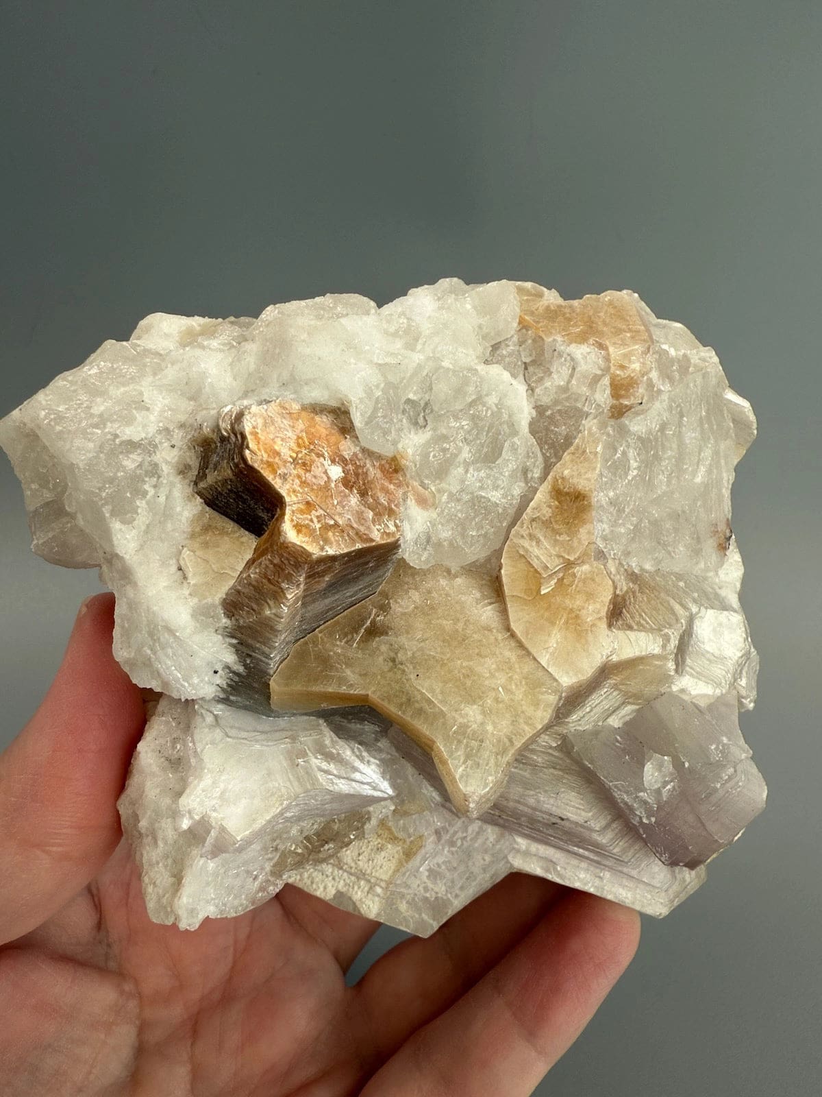 Star Muscovite with Pink Lithium