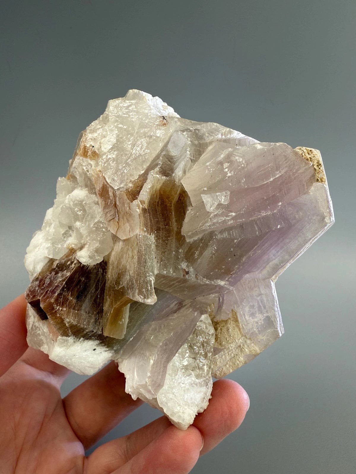 Star Muscovite with Pink Lithium