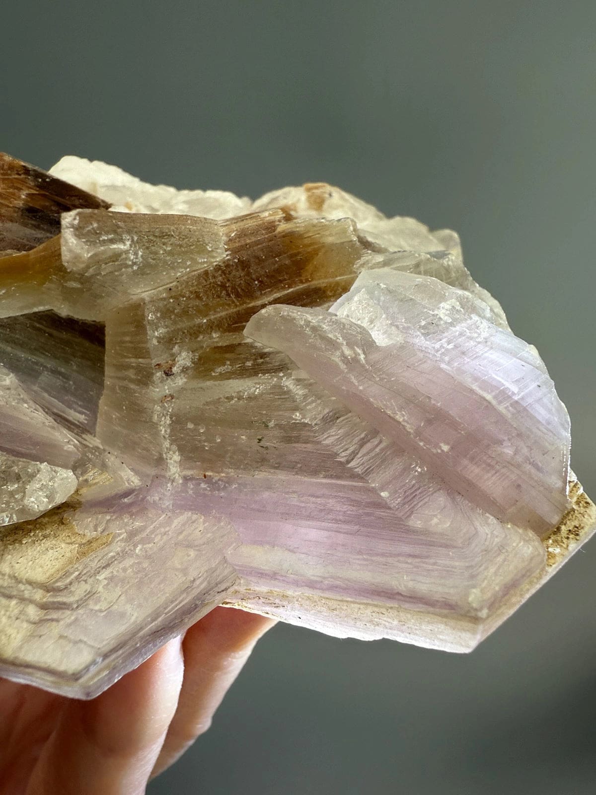 Star Muscovite with Pink Lithium
