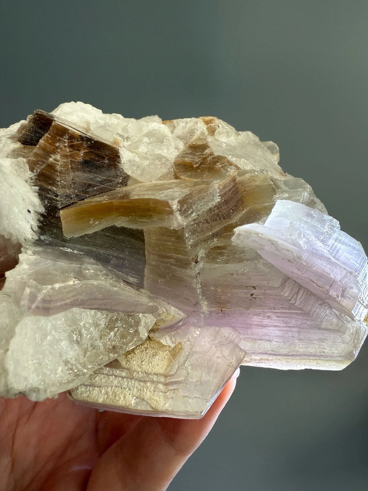 Star Muscovite with Pink Lithium