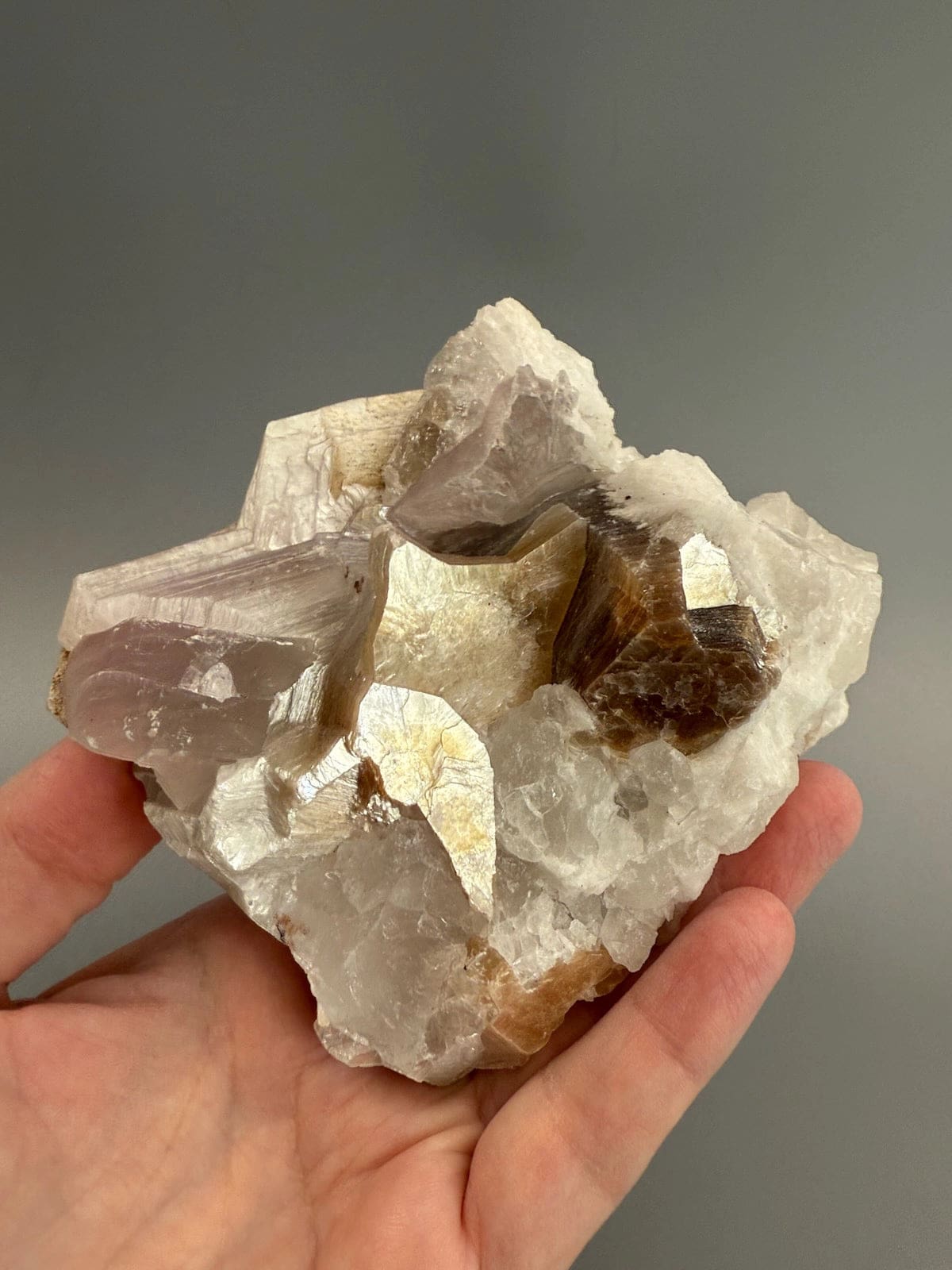 Star Muscovite with Pink Lithium