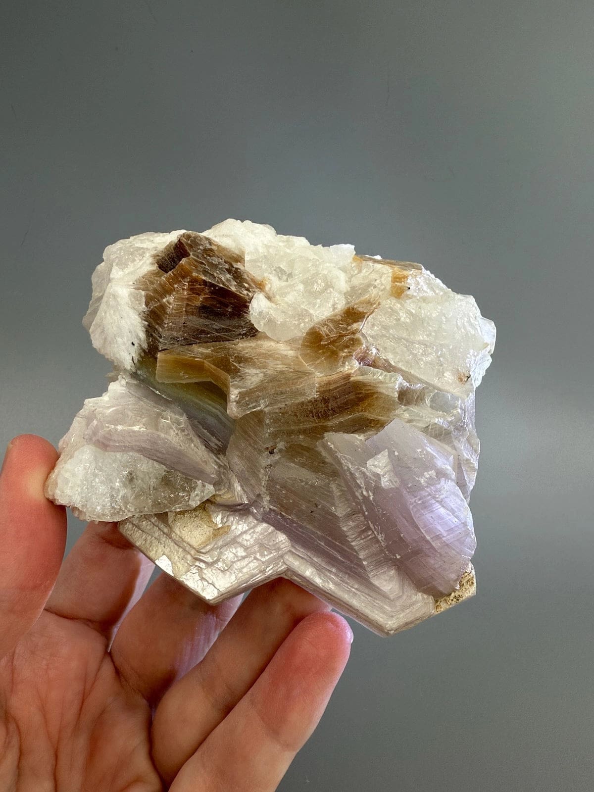 Star Muscovite with Pink Lithium