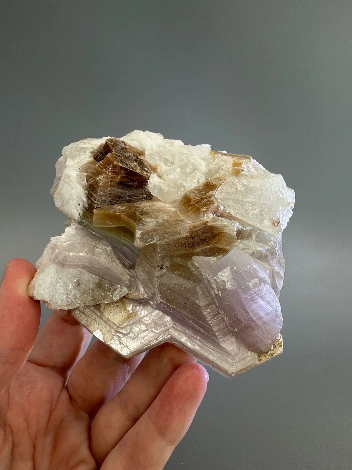 Star Muscovite with Pink Lithium