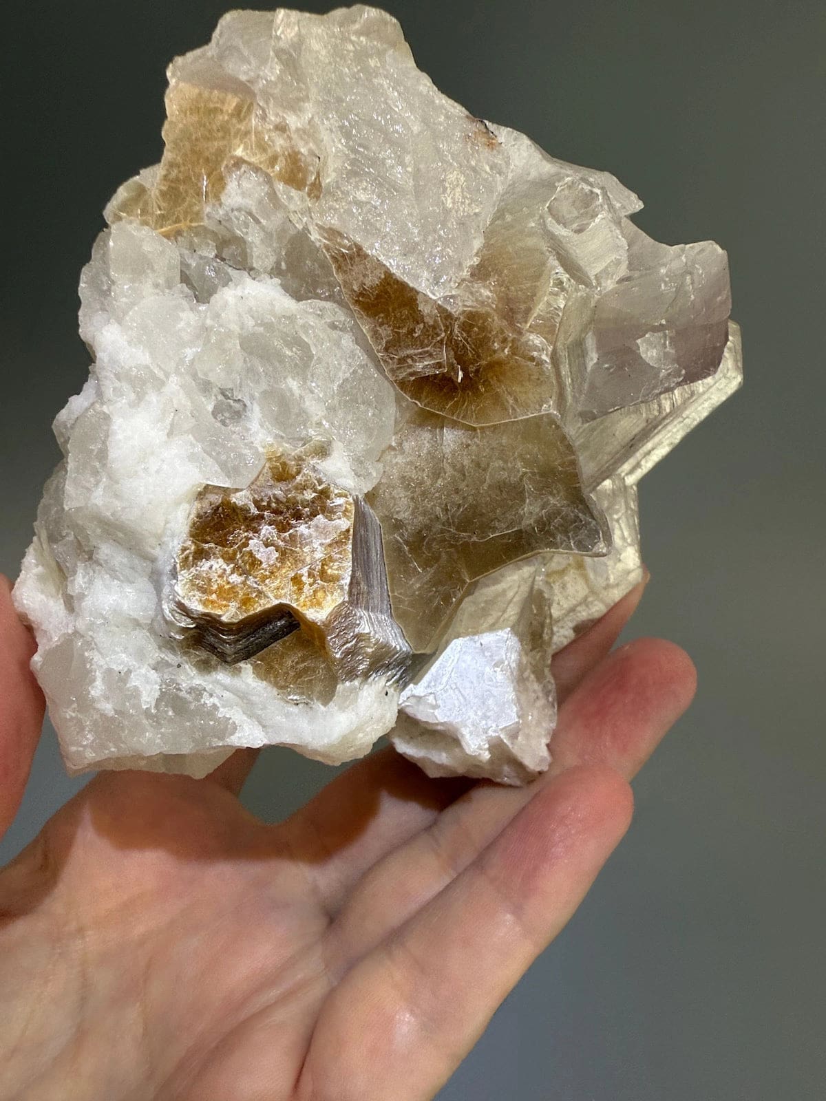 Star Muscovite with Pink Lithium