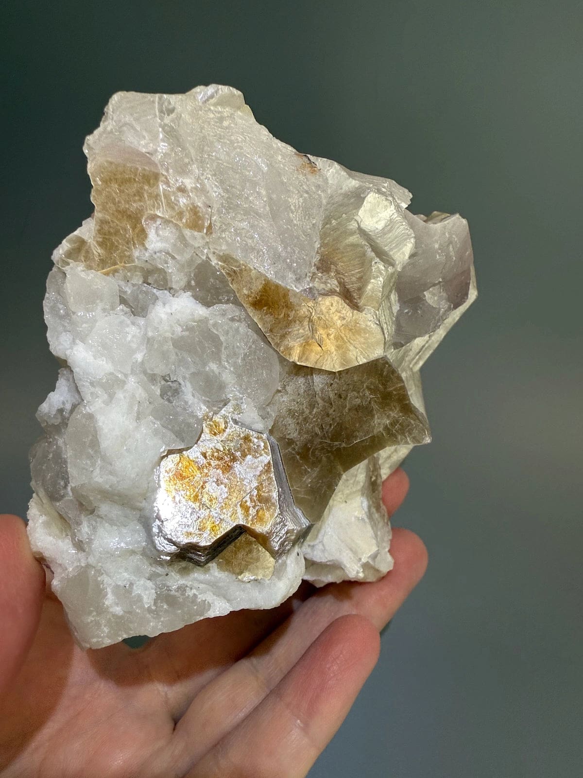 Star Muscovite with Pink Lithium