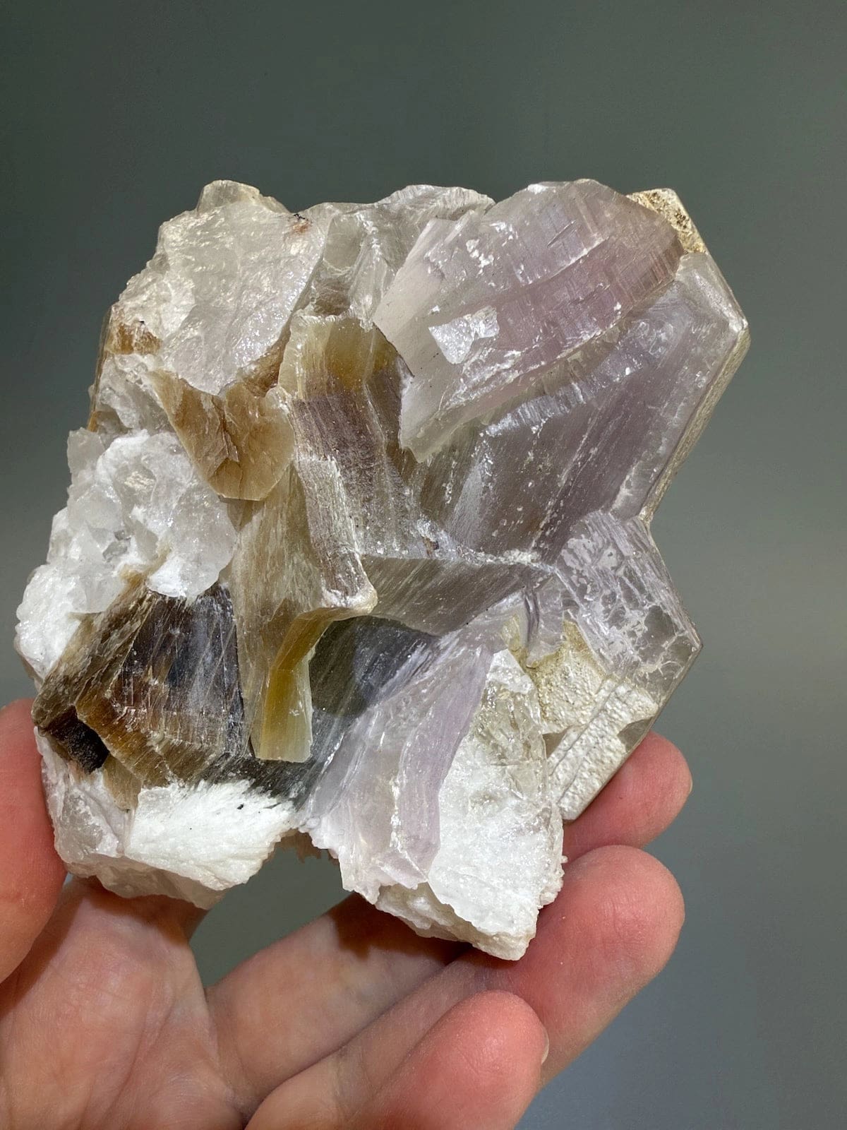 Star Muscovite with Pink Lithium