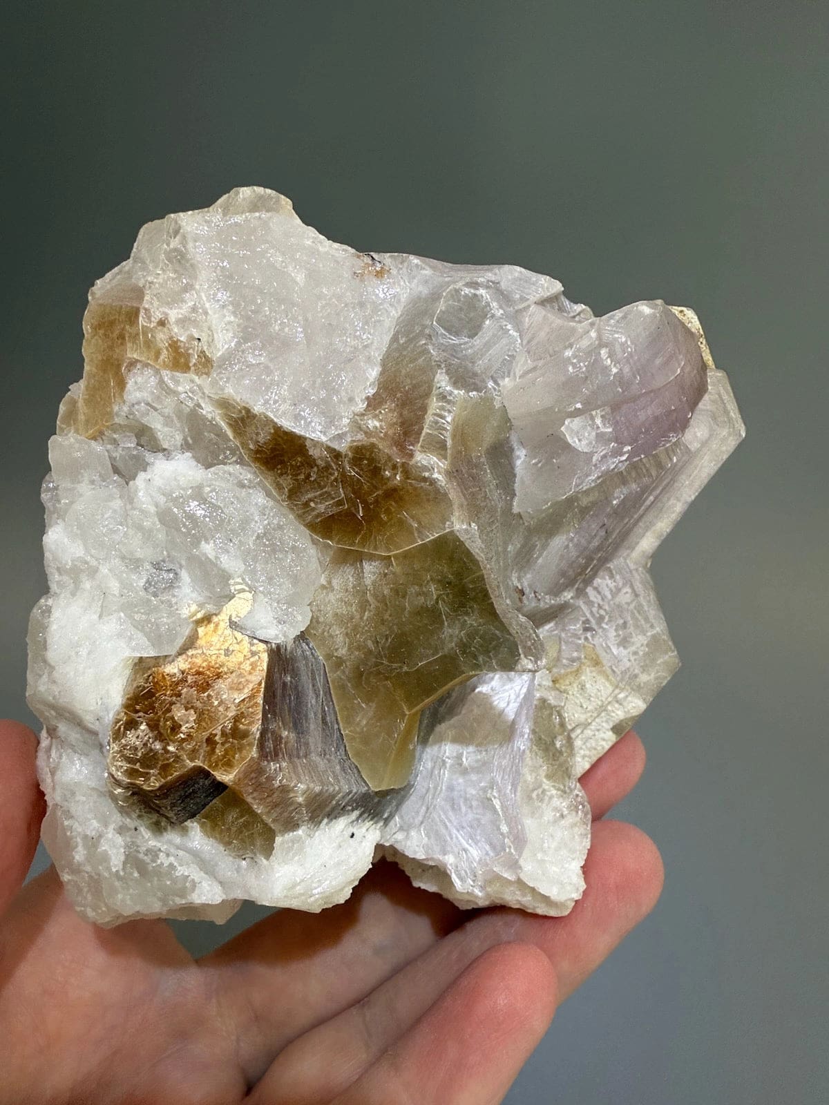Star Muscovite with Pink Lithium
