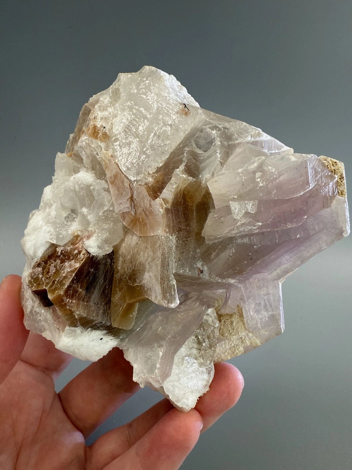 Star Muscovite with Pink Lithium