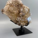 Statement Large Natural Citrine with Smokey Elestial Skull
