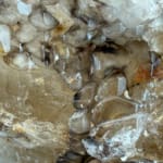 Statement Large Natural Citrine with Smokey Elestial Skull