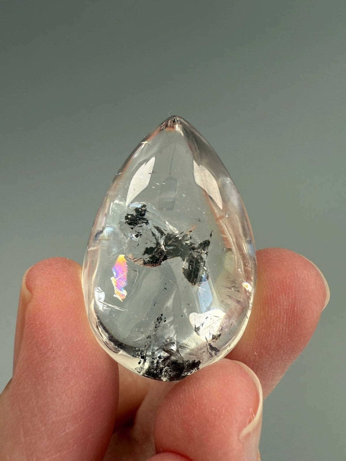 Tear Drop Enhydro Quartz