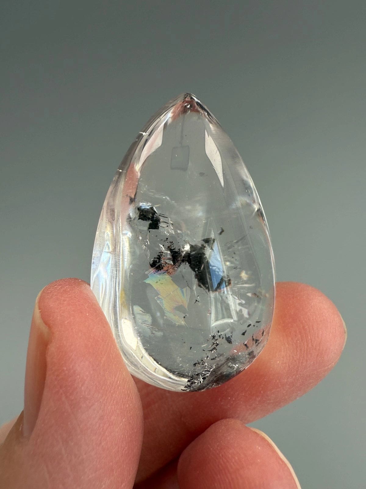 Tear Drop Enhydro Quartz