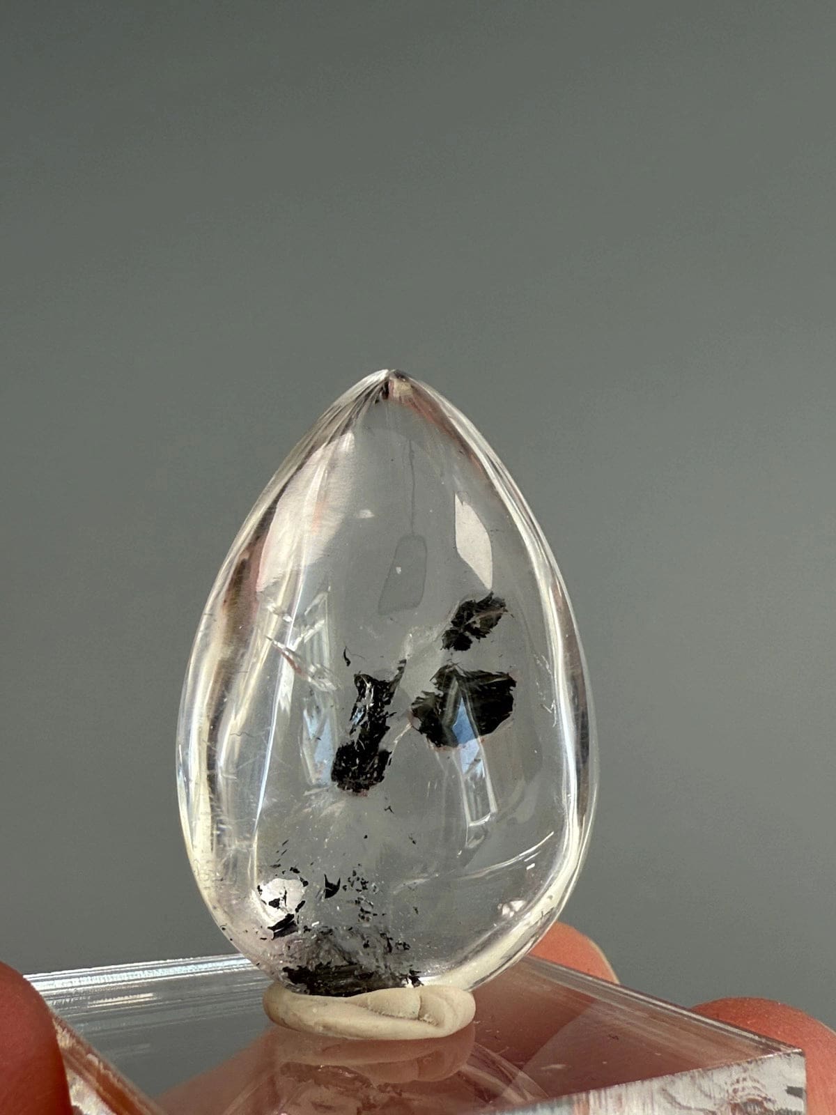 Tear Drop Enhydro Quartz