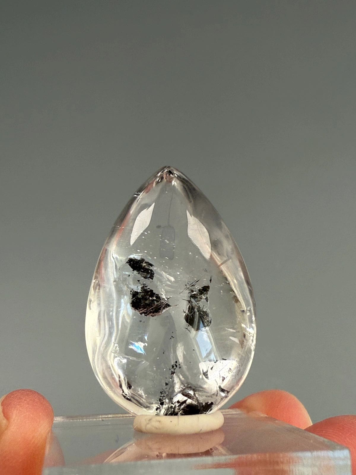 Tear Drop Enhydro Quartz